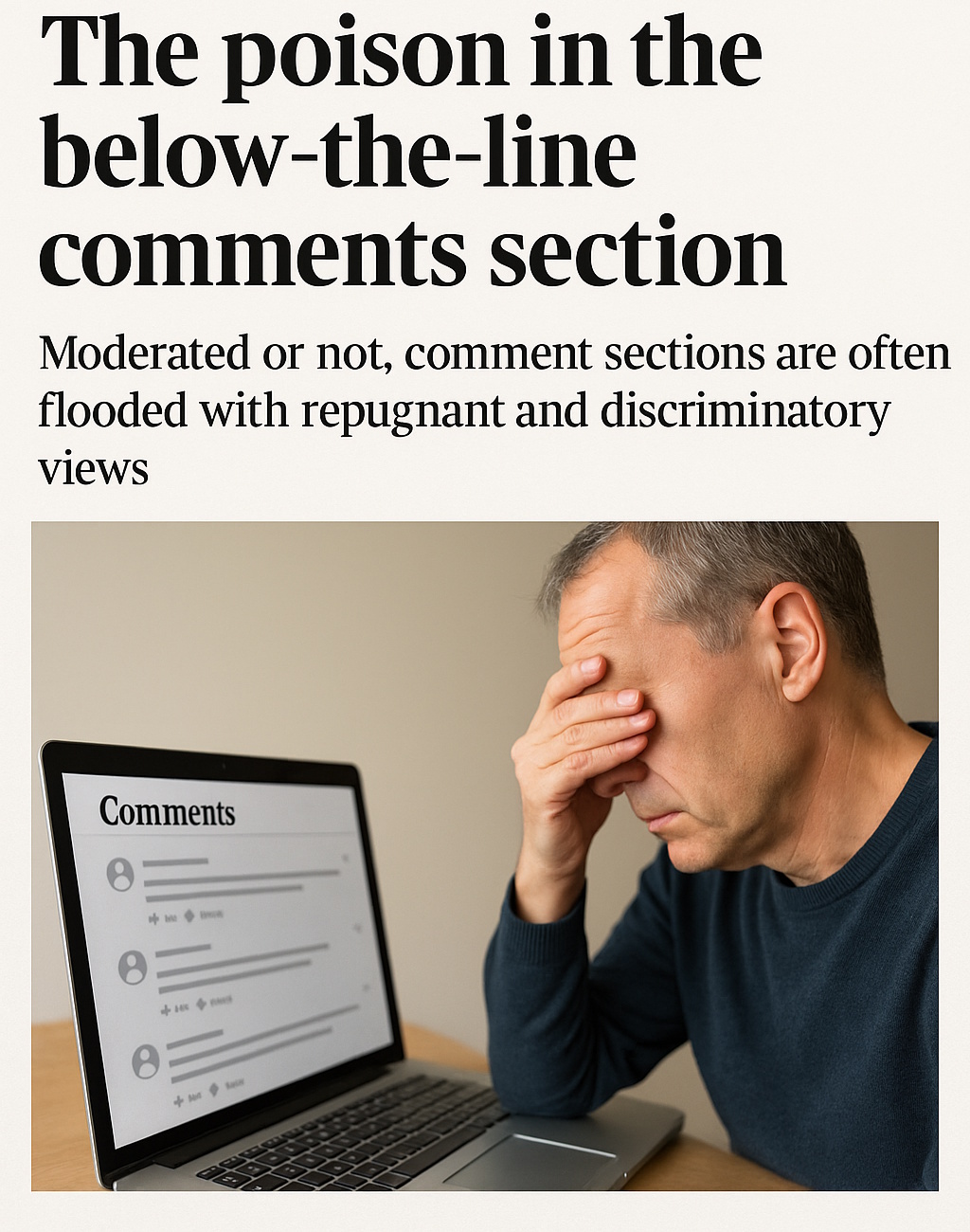 Moderation Below The Line